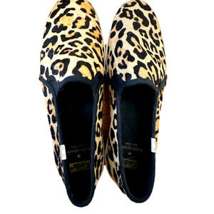 Keds Kate Spade Leopard Haircalf Sneakers Women's Size 8